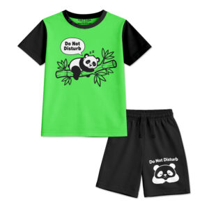 Cute panda “Do Not Disturb” Set, Comfy For Summer Playtime
