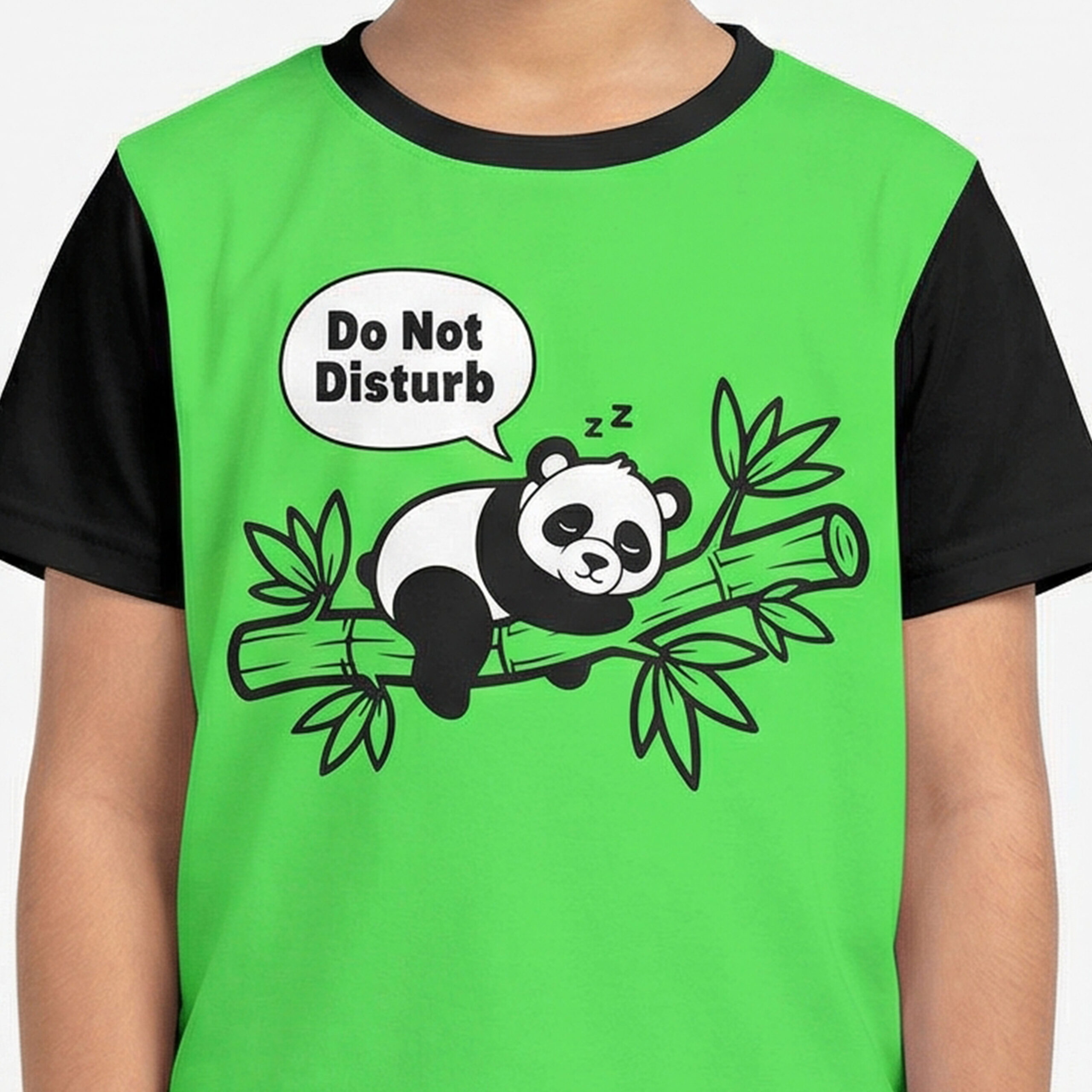 Cute panda “Do Not Disturb” Set, Comfy For Summer Playtime